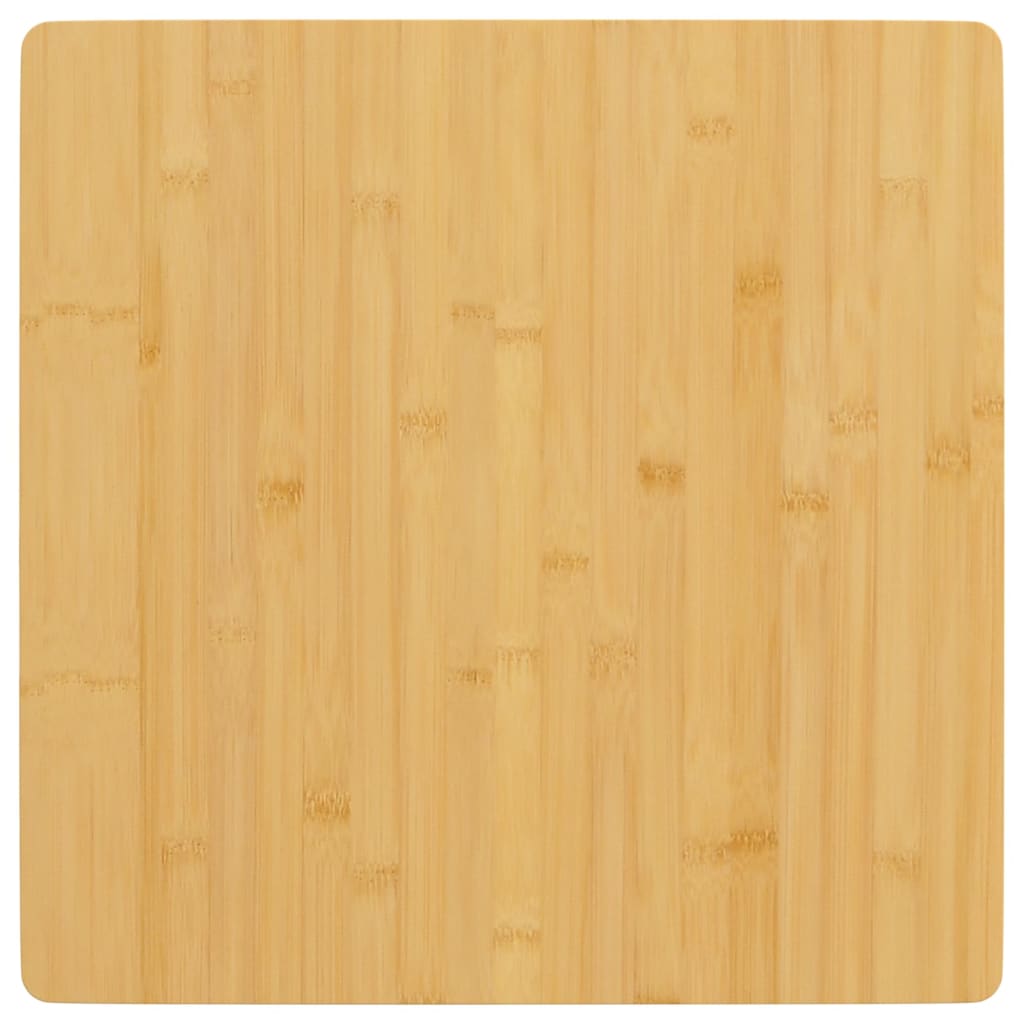 Bordplade i bambus 60 × 60 × 4 cm - firkantet, lakeret