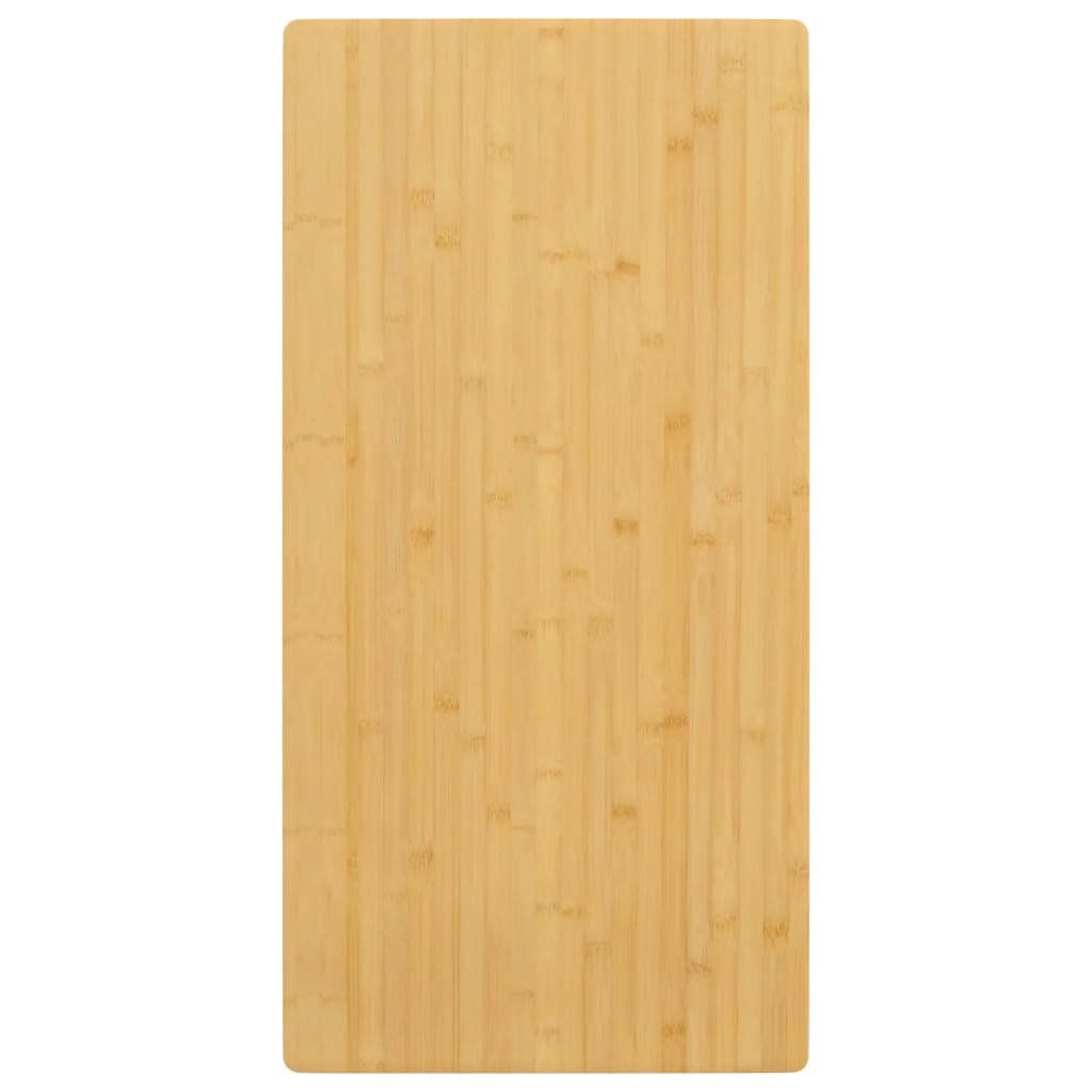 bordplade 50x100x2,5 cm bambus billede