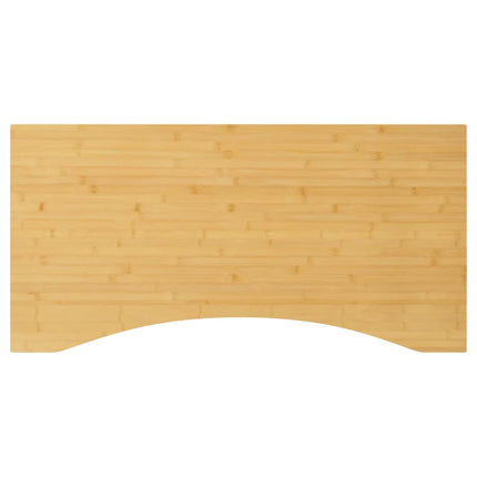 bordplade til skrivebord 110x55x2,5 cm bambus