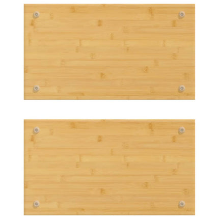 kogepladelåg 2 stk. 50x28x1,5 cm bambus