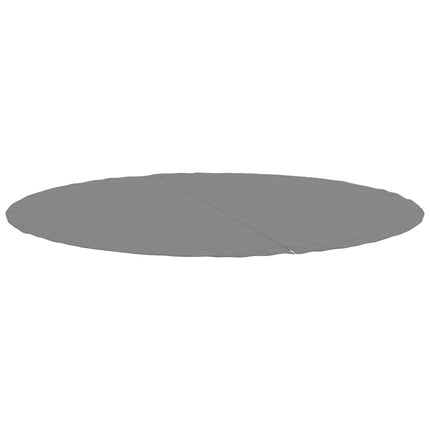 poolunderlag Ø244 cm polyester-geotekstil lysegrå