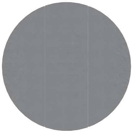poolunderlag Ø396 cm polyester-geotekstil lysegrå