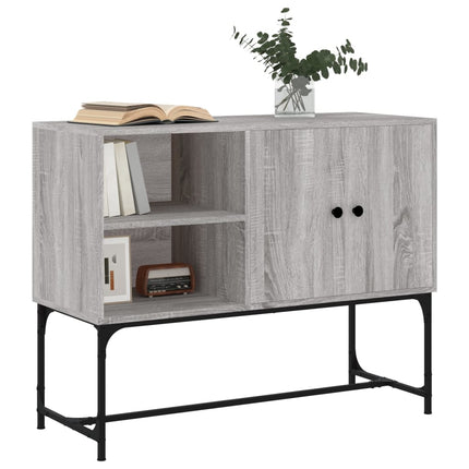 skænk 100x40x79,5 cm konstrueret træ grå sonoma-eg