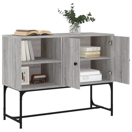 skænk 100x40x79,5 cm konstrueret træ grå sonoma-eg