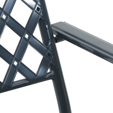 Have Stol 2 pcs Antracit 56 x 65 x 89 cm Stål