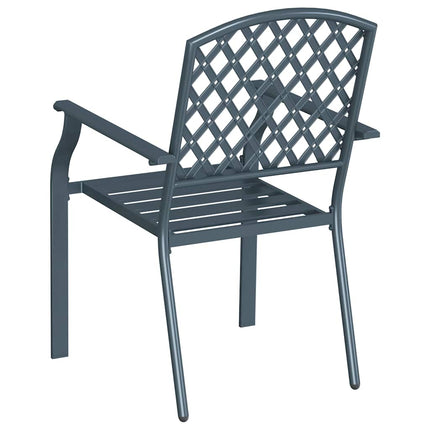 Have Stol 2 pcs Antracit 56 x 65 x 89 cm Stål