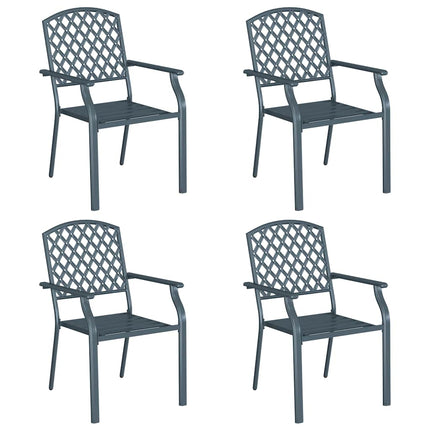 Have Stol 4 pcs Antracit 56 x 65 x 89 cm Stål