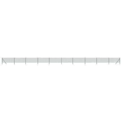 trådhegn 0,8x25 m galvaniseret stål grøn