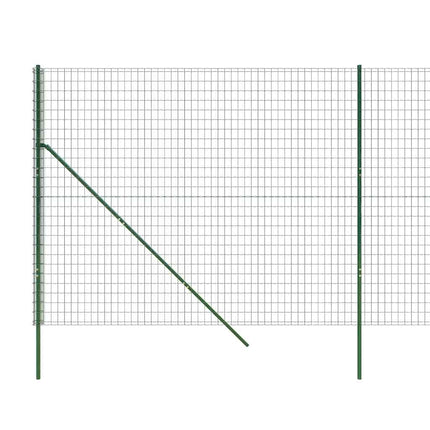 trådhegn 1,6x25 m galvaniseret stål grøn