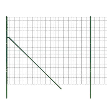 trådhegn 2x25 m galvaniseret stål grøn