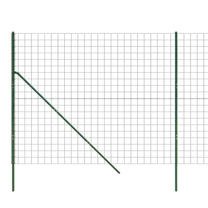 trådhegn 1,8x25 m galvaniseret stål grøn