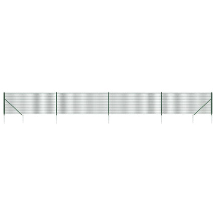 trådhegn med jordspyd 0,8x10 m grøn