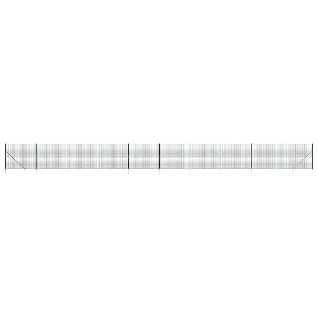 trådhegn med jordspyd 1,8x25 m grøn