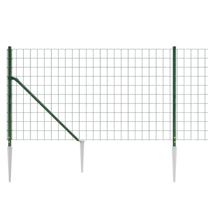 trådhegn med jordspyd 1,1x10 m grøn