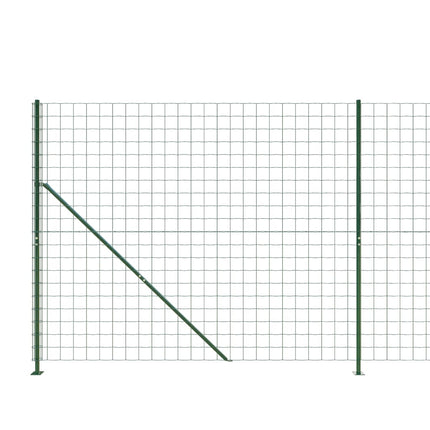 trådhegn med flange 1,6x10 m grøn