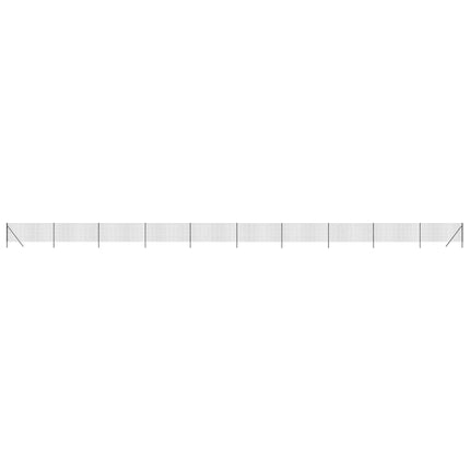 trådhegn 1x25 m galvaniseret stål antracitgrå