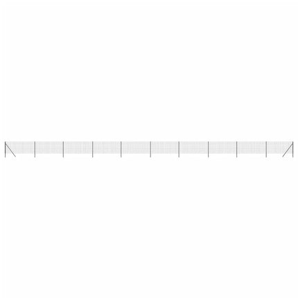 trådhegn 0,8x25 m galvaniseret stål antracitgrå