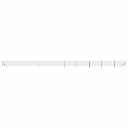 trådhegn 1x25 m galvaniseret stål antracitgrå