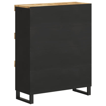 skab 85x33x107 cm massivt mangotræ