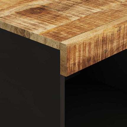 skab 85x33x107 cm massivt mangotræ