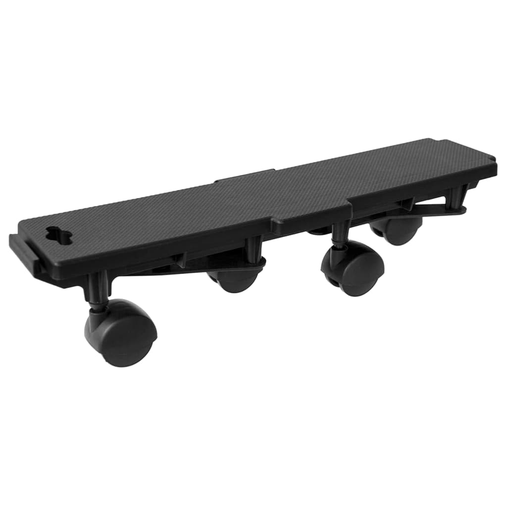 møbelhunde 6 stk. med 4 hjul 170 kg polypropylen sort