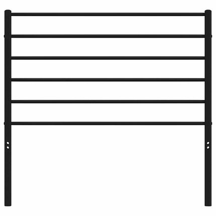 udskiftningsgavl 90 cm metal sort