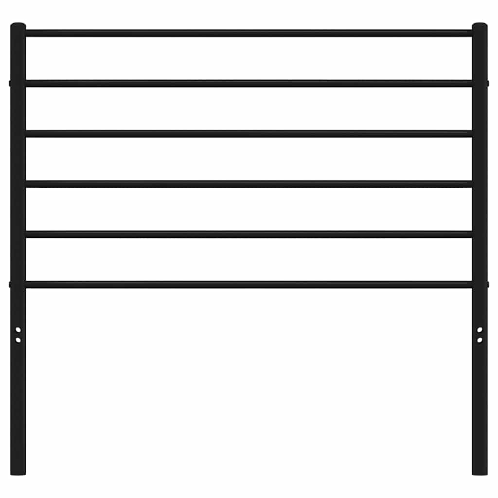 udskiftningsgavl 90 cm metal sort