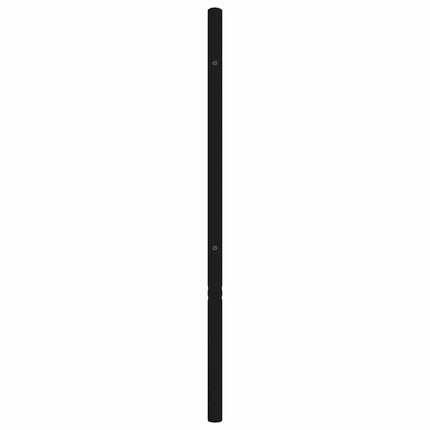 udskiftningsgavl 100 cm metal sort