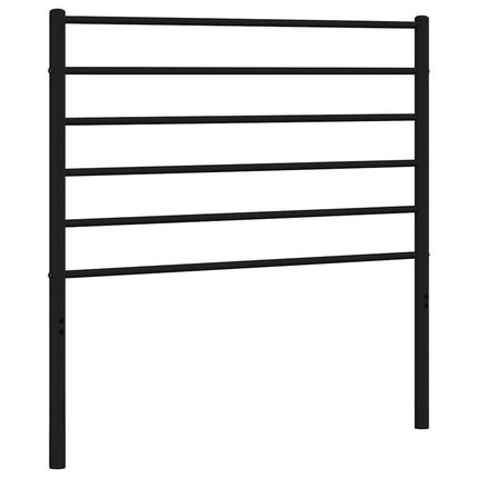 udskiftningsgavl 107 cm metal sort