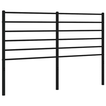 udskiftningsgavl 135 cm metal sort