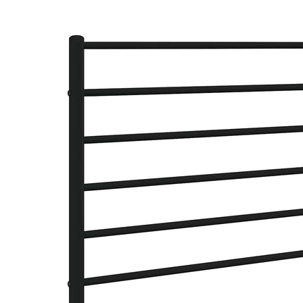 udskiftningsgavl 135 cm metal sort
