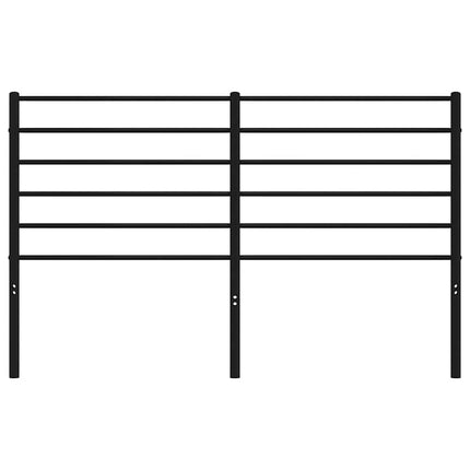 udskiftningsgavl 150 cm metal sort
