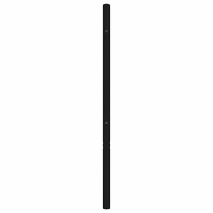 udskiftningsgavl 150 cm metal sort