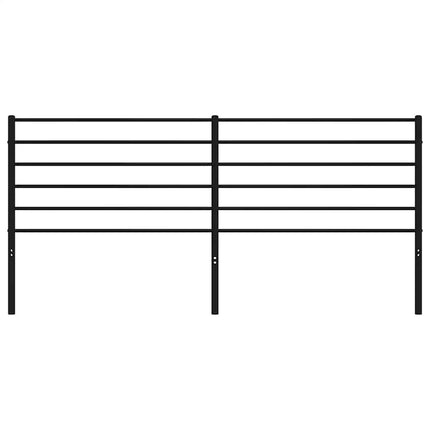 udskiftningsgavl 180 cm metal sort