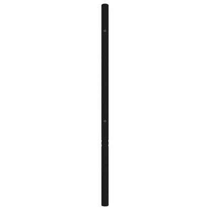 udskiftningsgavl 180 cm metal sort