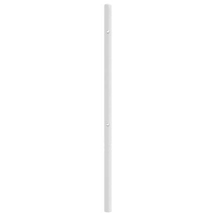 udskiftningsgavl 120 cm metal hvid