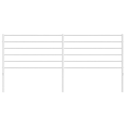 udskiftningsgavl 200 cm metal hvid