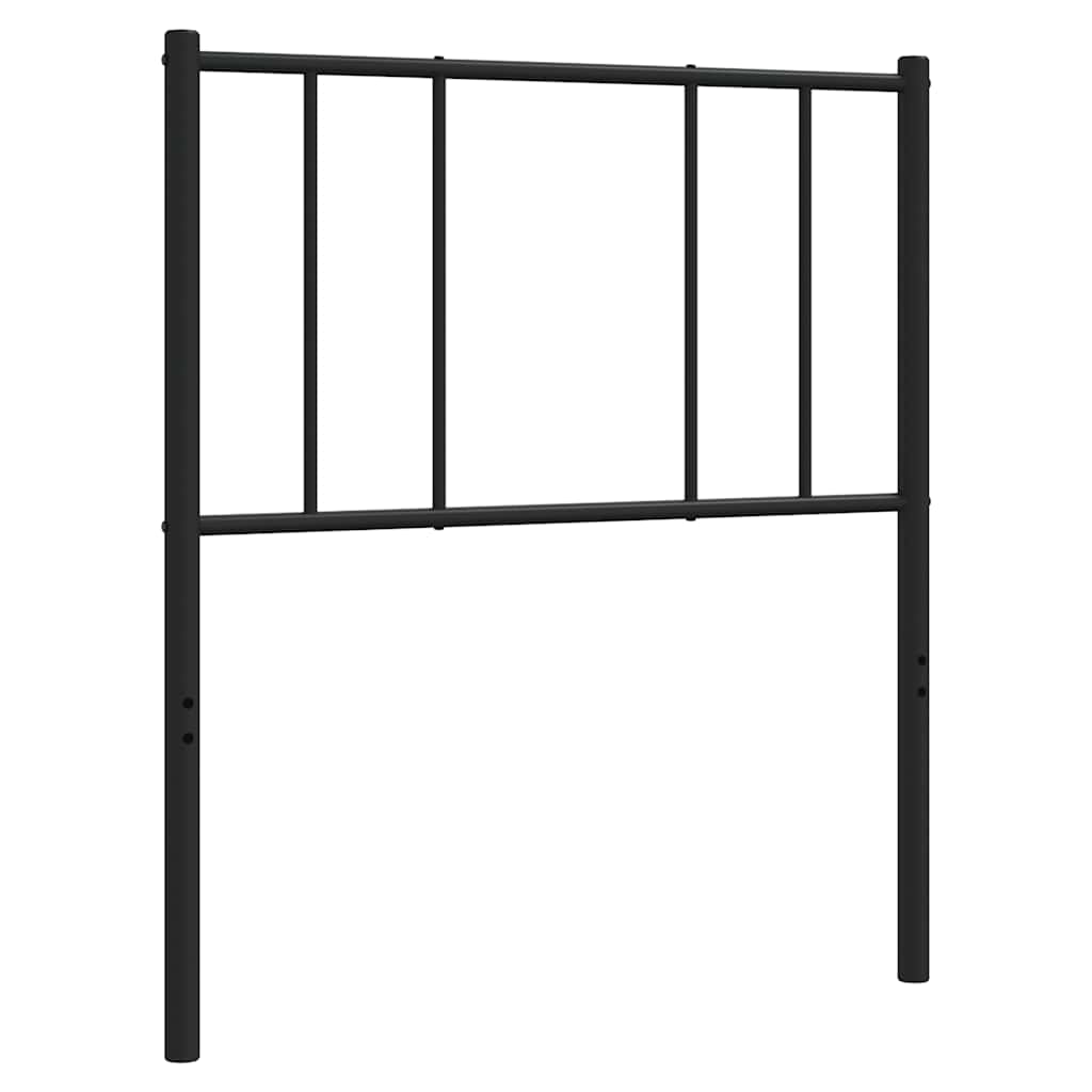 udskiftningsgavl 90 cm metal sort