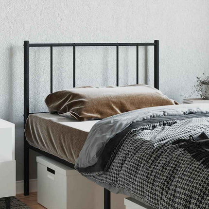 udskiftningsgavl 90 cm metal sort