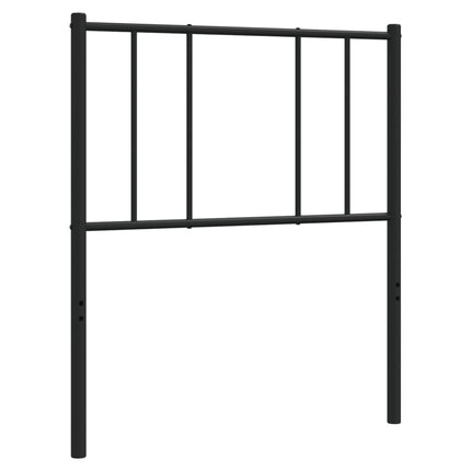 udskiftningsgavl 107 cm metal sort