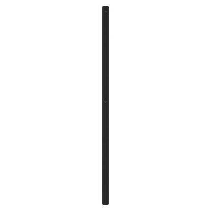 udskiftningsgavl 107 cm metal sort