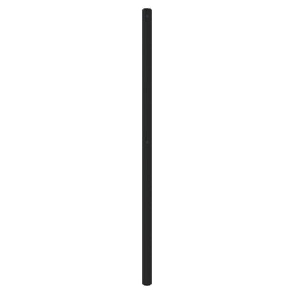 udskiftningsgavl 135 cm metal sort