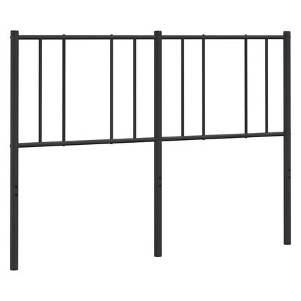 udskiftningsgavl 140 cm metal sort