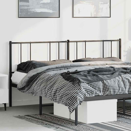 udskiftningsgavl 180 cm metal sort