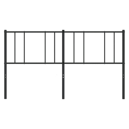 udskiftningsgavl 200 cm metal sort