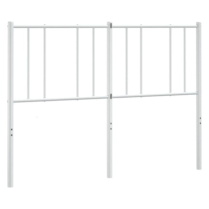 udskiftningsgavl 120 cm metal hvid