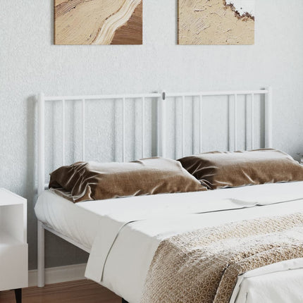 udskiftningsgavl 120 cm metal hvid