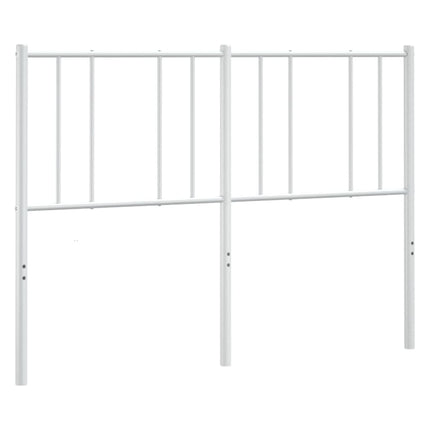 udskiftningsgavl 135 cm metal hvid