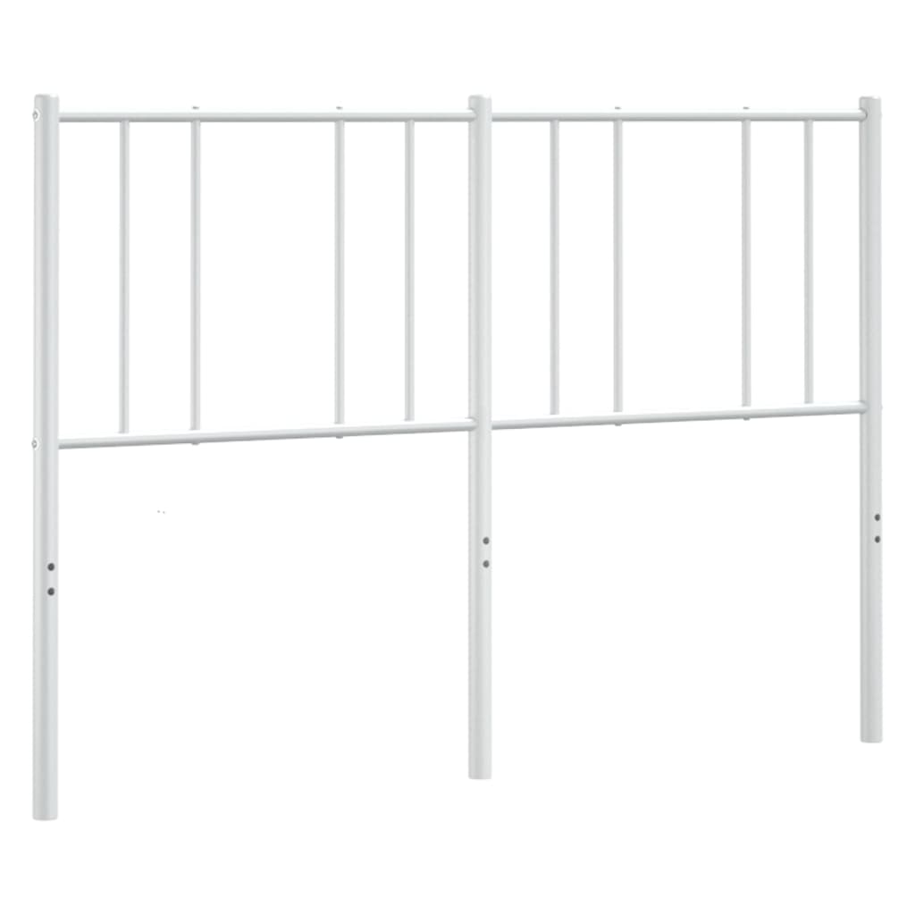 udskiftningsgavl 135 cm metal hvid