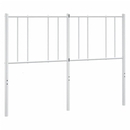 udskiftningsgavl 160 cm metal hvid
